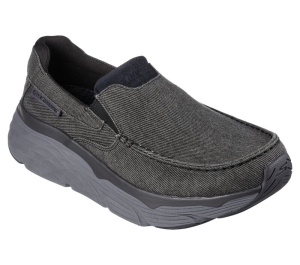 Pánské Slip On Skechers Relaxed Fit: Max Cushioning Elite - Calver Černé | CZ.204301BLK