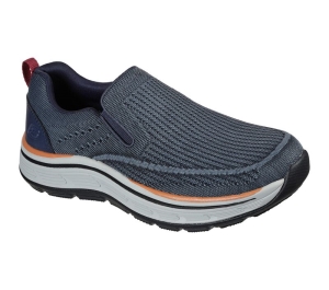 Pánské Slip On Skechers Relaxed Fit: Remaxed - Edlow Tmavě Blankyt | CZ.204375NVY