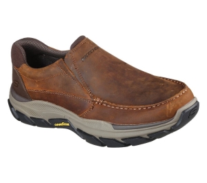 Pánské Slip On Skechers Relaxed Fit: Respected - Catel Hnědé | CZ.204321CDB