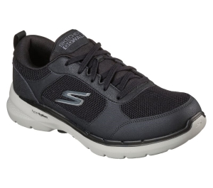 Pánské Sportovní Tenisky Skechers GO WALK 6 - Compete Černé Šedé | CZ.216203BKGY