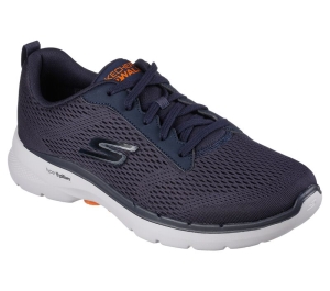 Pánské Sportovní Tenisky Skechers GO WALK 6 - Avalo Tmavě Blankyt | CZ.216209NVY