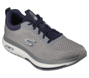 Pánské Sportovní Tenisky Skechers GO WALK Workout Walker - Outpace Šedé Tmavě Blankyt | CZ.216244GYNV