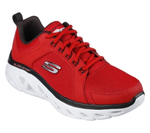 Pánské Sportovní Tenisky Skechers Glide-Step Sportovní - New Approach Červené Černé | CZ.232267RDBK