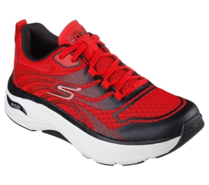 Pánské Sportovní Tenisky Skechers Max Cushioning Arch Fit: Enigma Červené Černé | CZ.220195RDBK