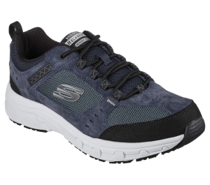 Pánské Sportovní Tenisky Skechers Relaxed Fit: Oak Canyon Tmavě Blankyt Černé | CZ.51893NVBK