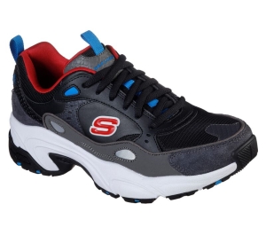 Pánské Sportovní Tenisky Skechers Stamina - Cutting Ties Černé Viacfarebný | CZ.999307BKMT