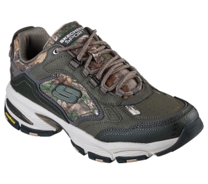 Pánské Sportovní Tenisky Skechers Vigor 3.0 - Down Range Olivy Zelené | CZ.237149OLV