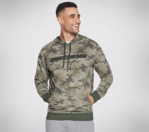 Pánské Topy Skechers Boundless Heritage Pullover Hoodie Camouflage | CZ.M3HD46CAMO